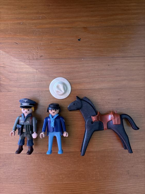 Lot de 2 figurines Playmobil vintage avec cheval | Kaufen auf