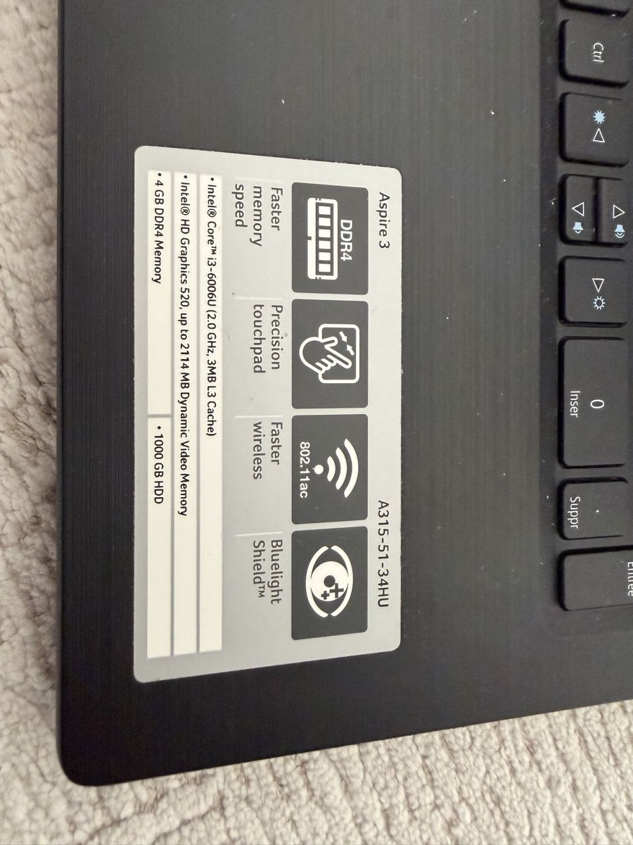 Acer Notebooks: Ordinateur Acer Aspire 3 – Gebraucht aus Meyrin von SA_3006 2