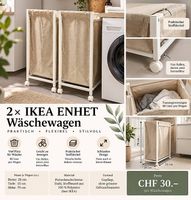 2 x IKEA ENHET Wäschewagen  je CHF 30.