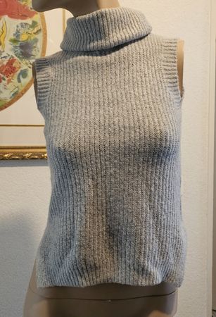 Haut laine gris Zebra S