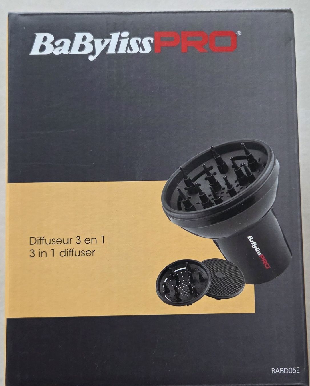BaByliss Piastre & Arricciacapelli: BaByliss PRO 3 in 1 Diffusor – Nuovo e nell'imballaggio originale da Bülach venduto da cf96