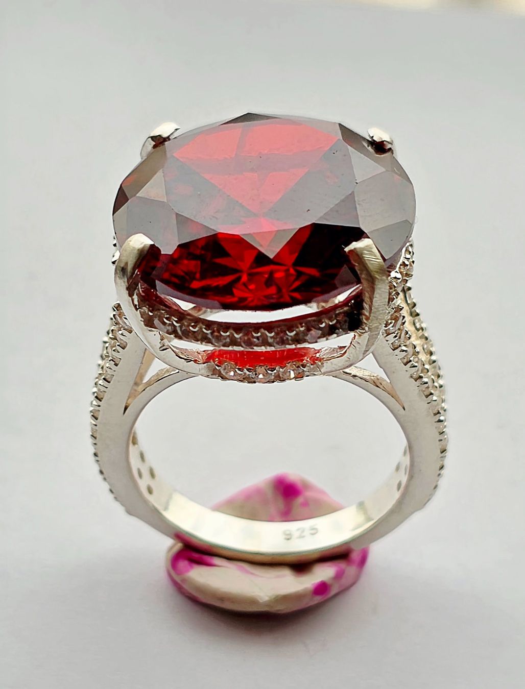 Bagues: Roter Topas Fingerring – Neuf (Voir description) à Zürich par benedikt12 7
