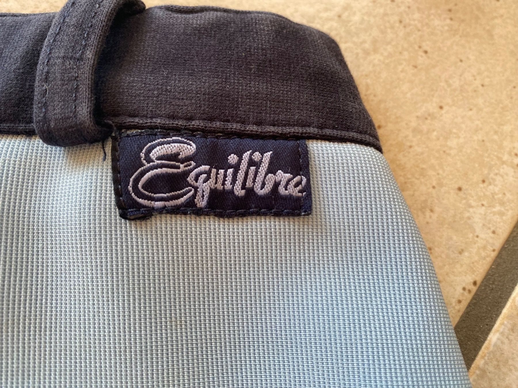 Pantaloni: 164  EQULIBRE Reithose antrazyt hellblau – Usato da Orpund venduto da Mary8972 3