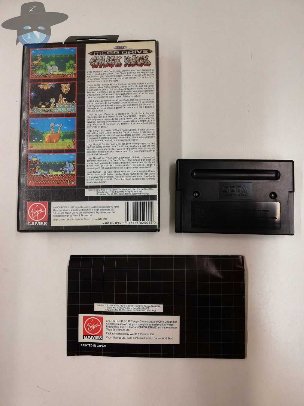 Sega Spiele: Chuck Rock / Sega Mega Drive MD – Gebraucht aus St. Gallen von zorro_dc 1