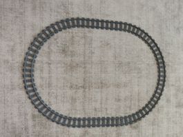 Set Lego Bahnschienen (4 gerade und 16 krumme Schienen)