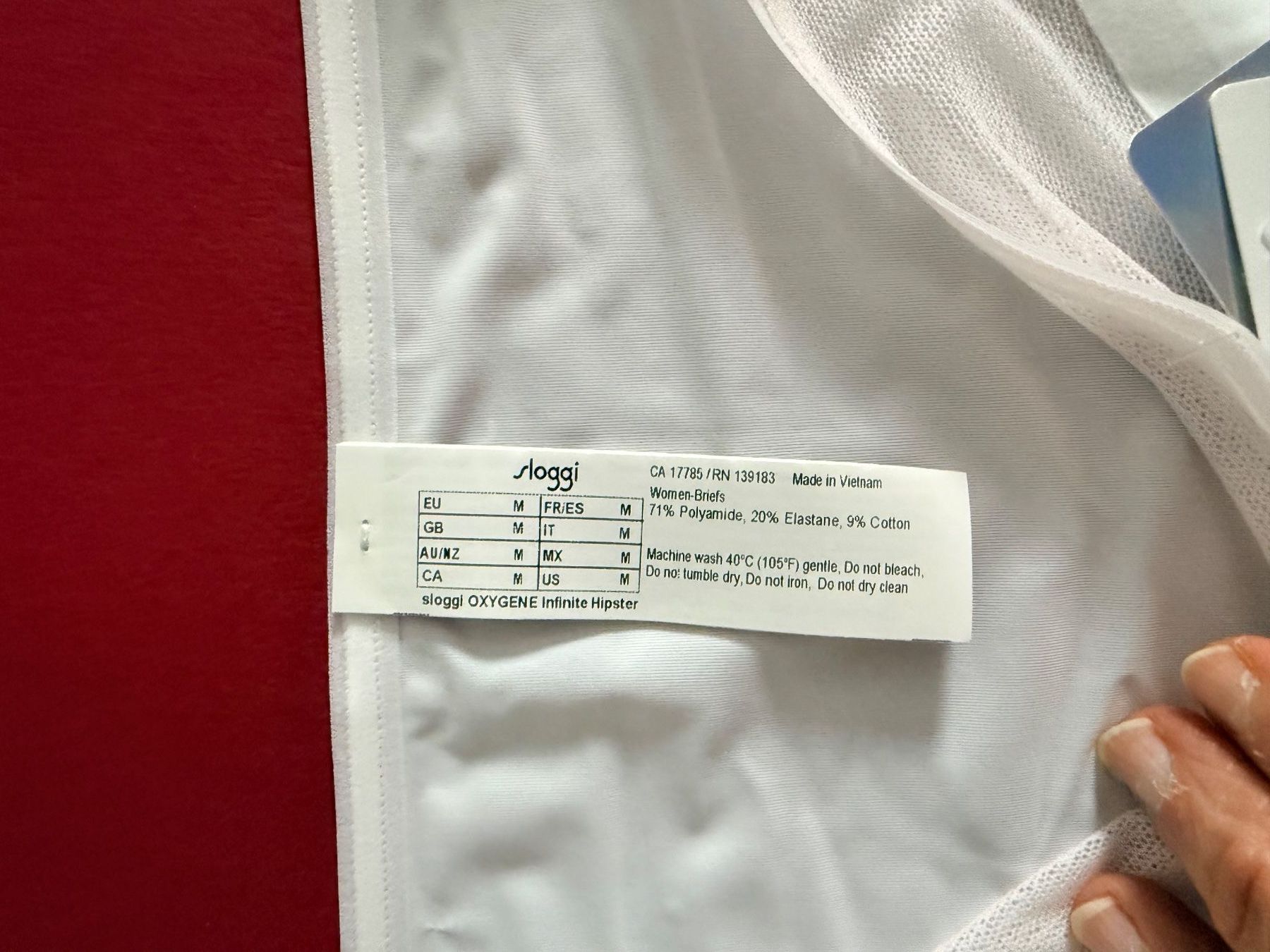 Sloggi Altra biancheria intima: SLOGGI, Hipster OXYGENE Infinite, Grösse M, Farbe Weiss – Nuovo e nell'imballaggio originale da Rudolfstetten venduto da gst_g7xl 2