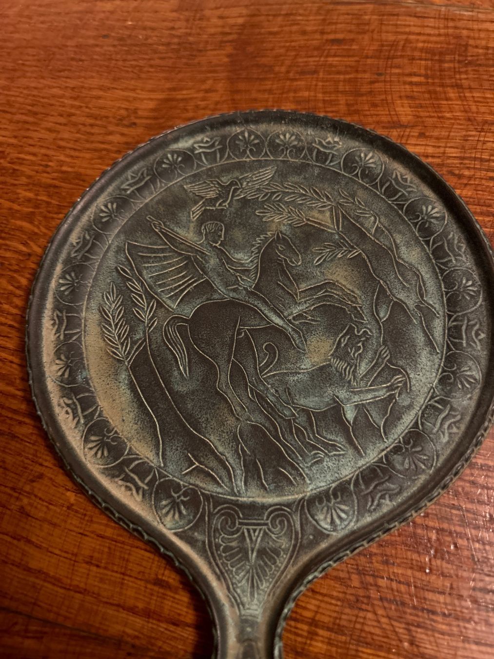 Foto & Immagini: Etruskisch Bronzespiegel mit Ritzzeichnung – Usato da Riedholz venduto da Frettchen63 6
