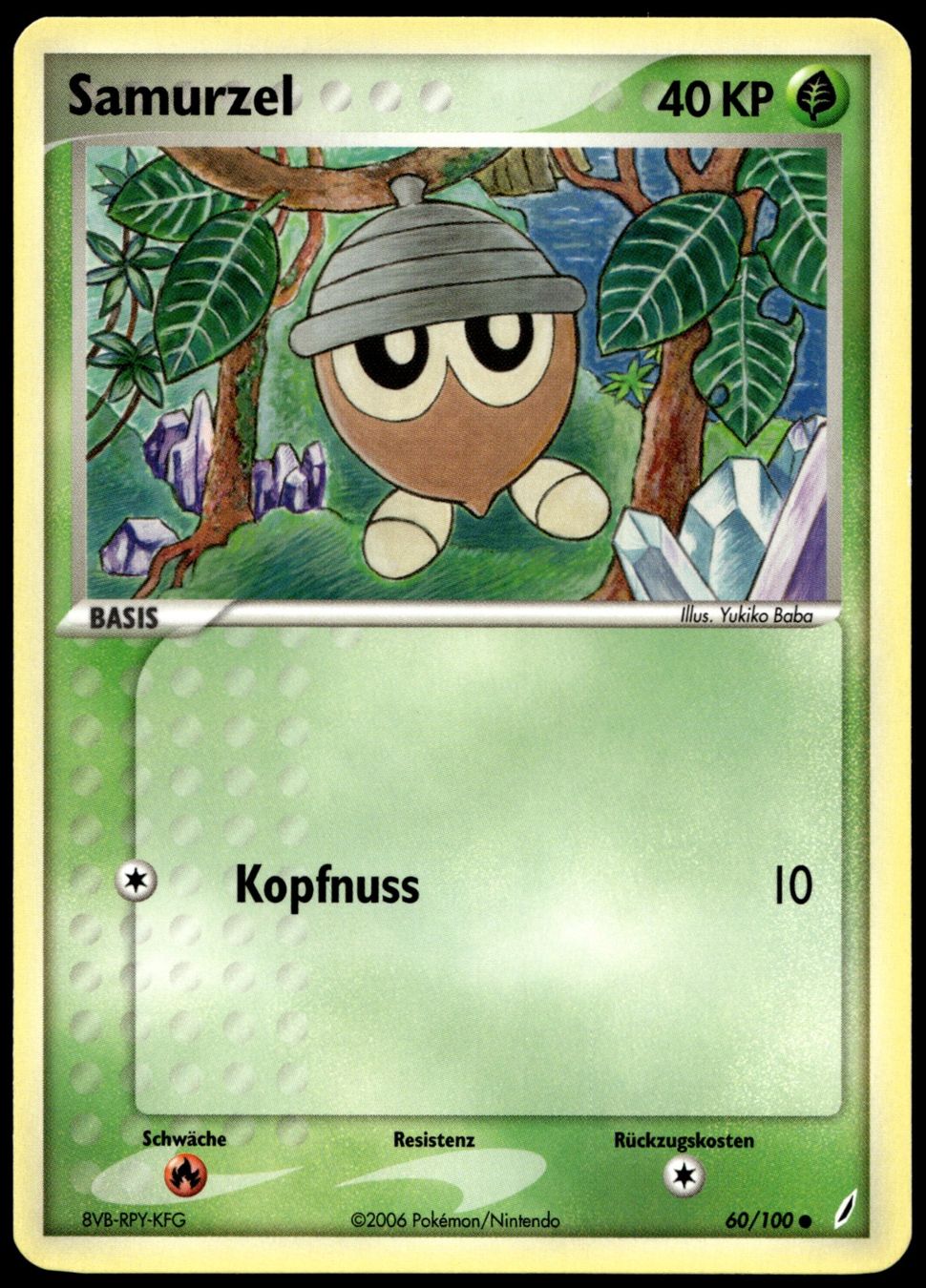 Pokémon Carte collezionabili: Samurzel 60/100 Pokémon EX Crystal Guardians – Nuovo (secondo la descrizione) da Uster venduto da Madame_Cards