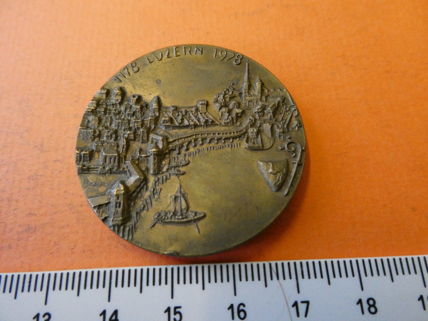 Medaglie: Bronzemedaille 800 Jahre Luzern 1978 – Nuovo (secondo la descrizione) da Hinterforst venduto da Rohusri