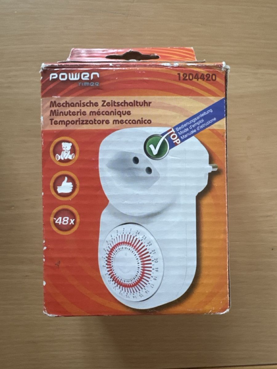 Schalter: Zeitschaltuhr mechanisch – Gebraucht aus Unterentfelden von Loonah