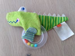 Beissring mit Knisterkrokodil von Haba