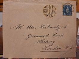 Stehende Helvetia 73D Höchstetten - London