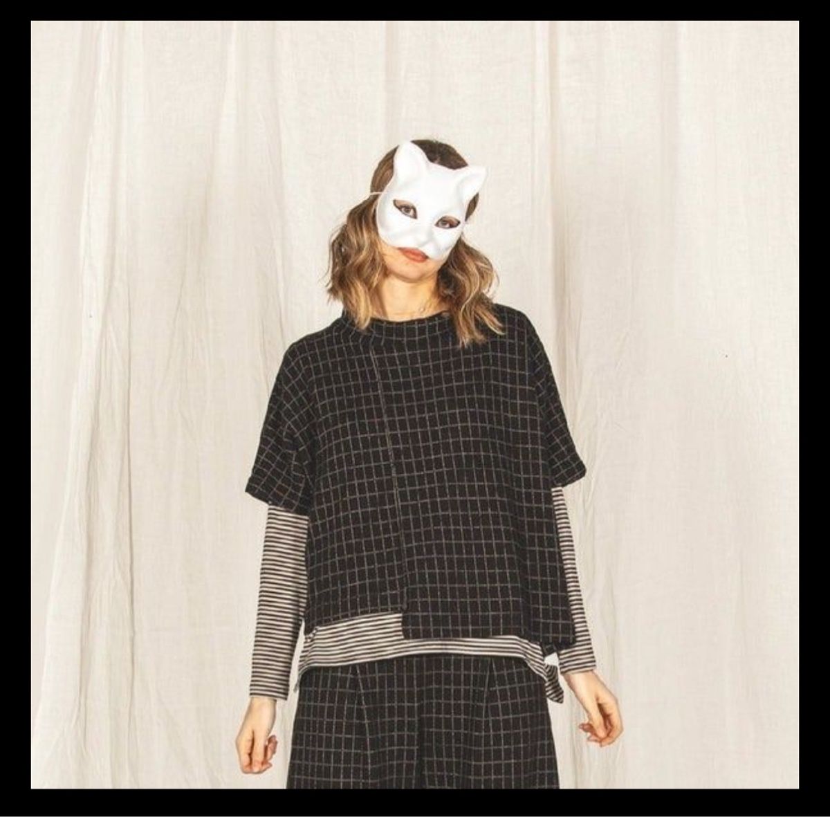 Pullover & Sweatshirts: MAMA B. Pull à carreaux noir et blanc - Taille L – Neu und originalverpackt aus Morges von sandy069 9