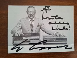 Horst Tappert Autogramm Widmung Derrick Strassenfeger