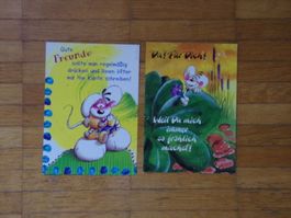Diddl Postkarten 2 Stück   Set O47