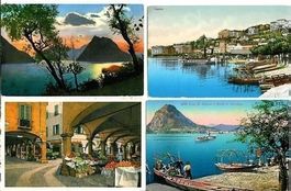 Lugano TI 40 verschiedene AK ca.1910-1955 sehr gut erhalten