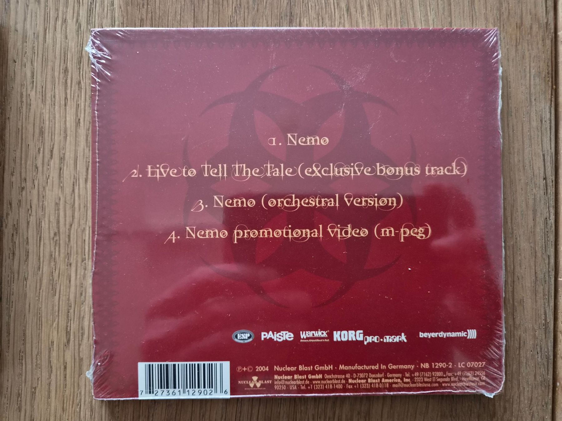 CDs: CDS Nightwish - Nemo, 2004 - NEU/OVP – Gebraucht aus Nebikon von Harley-Davidson01 1