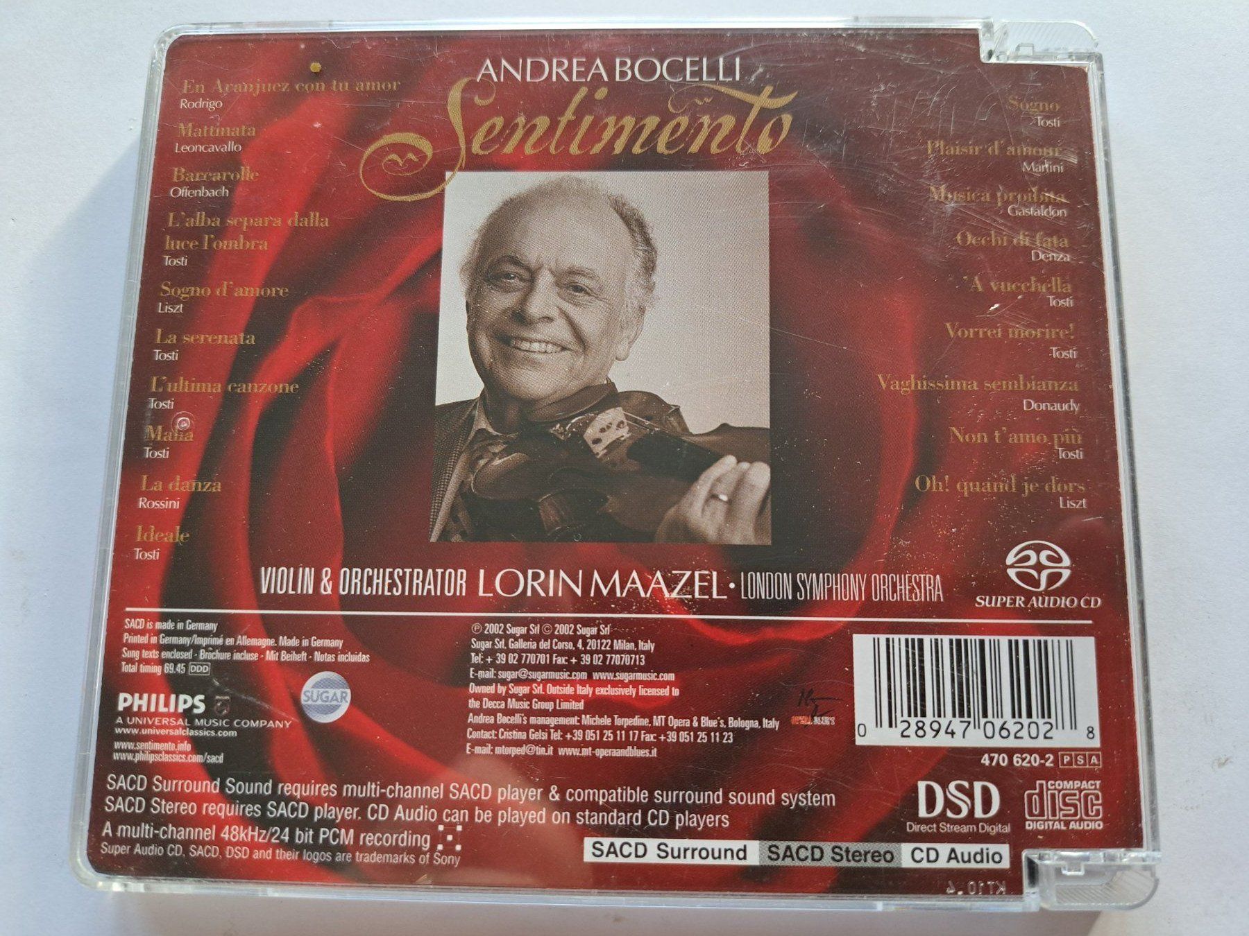 CD: Cd Andrea Bocelli - Sentimento  – Usato da Pully venduto da bro_n52j 1