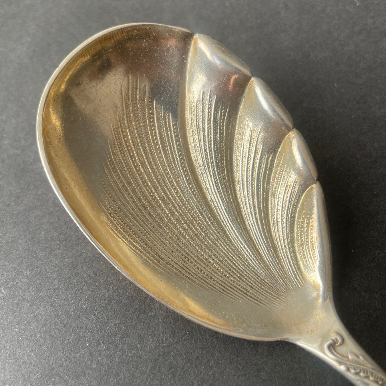 Löffel: 2 antike Servierlöffel Silber 800 - 88g – Gebraucht aus Genève von 200_7gxj 2