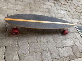 Longboard Hudora USA Flaggen Design gebrauchter Zustand