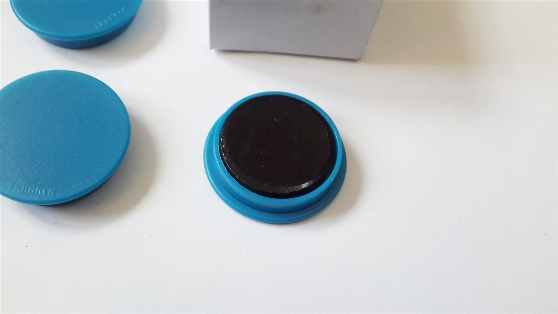 Magnete: Magnete 10 Stück, 32 mm, hellblau – Neu und originalverpackt aus St. Gallen von cointec 2