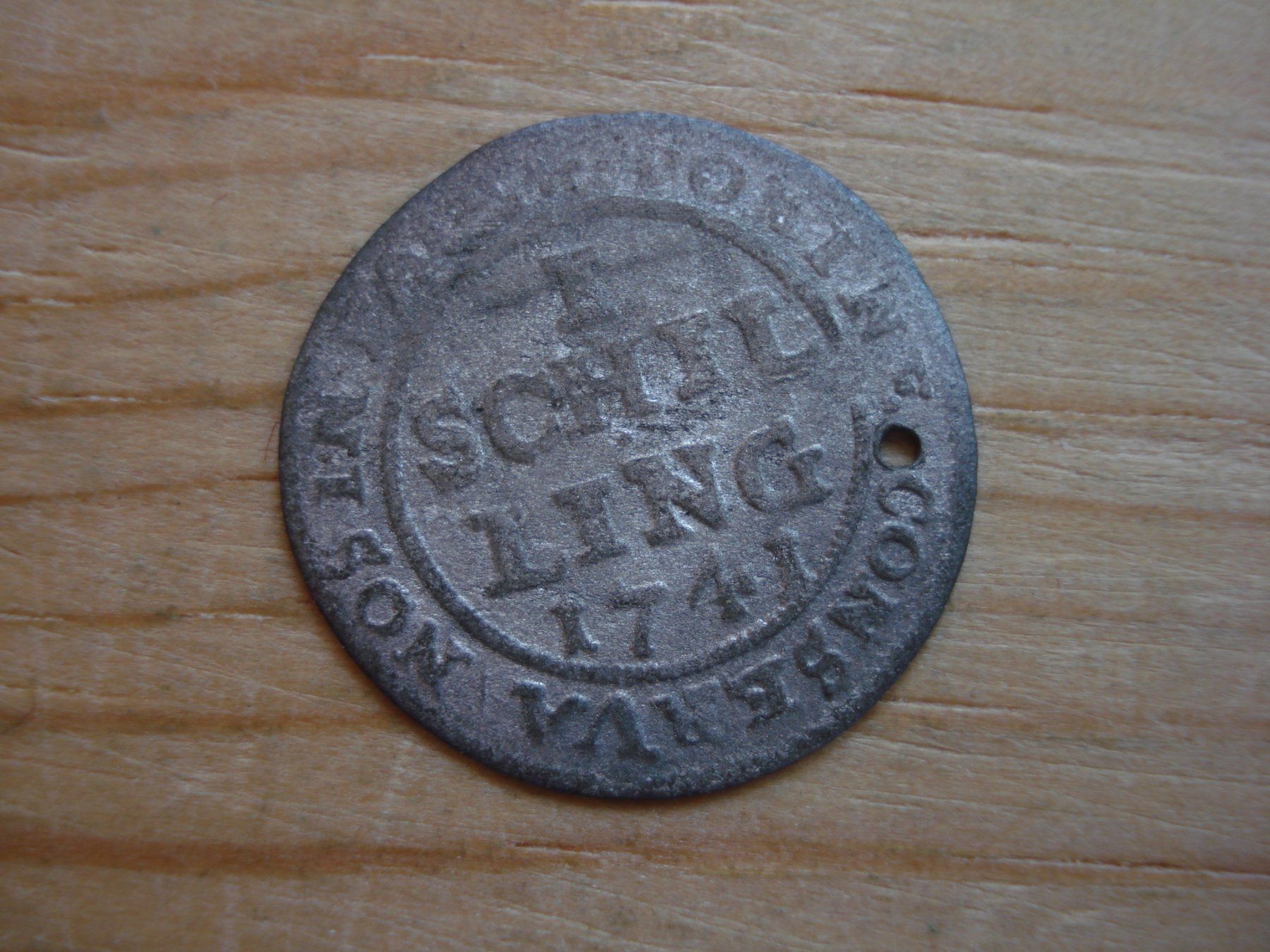 Tutti le monete: (P2) Zürich Schilling 1741 – Usato da Erlach venduto da Net-Coins