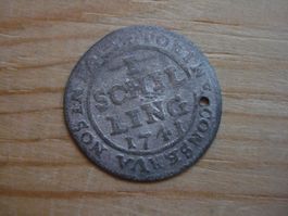 (P2) Zürich Schilling 1741
