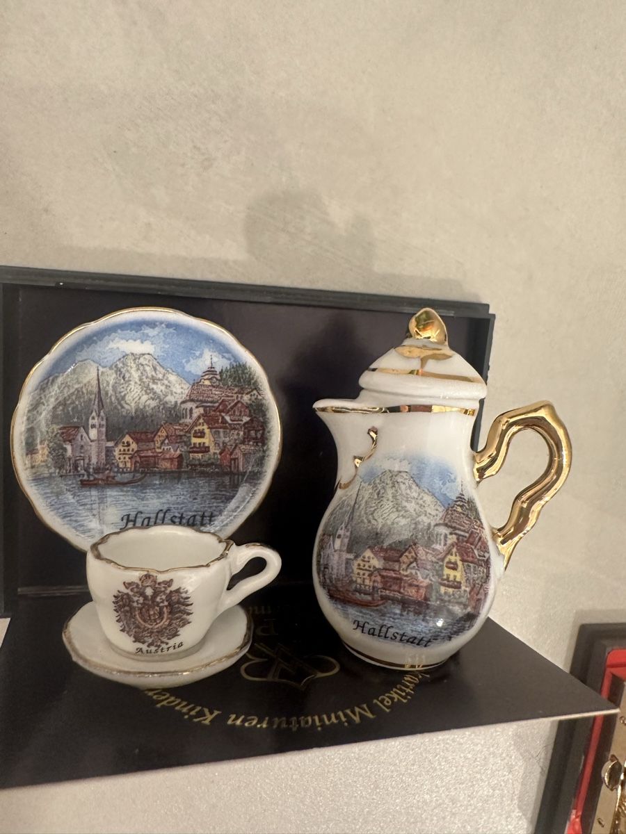 Tutte le decorazioni: Reutter Porzellan Miniaturen 3 Sets – Nuovo e nell'imballaggio originale da Nebikon venduto da Vanessa2003 2