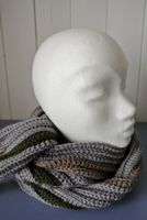 warmer Rippschal *Herrenschal *neu 220 cm