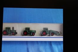 Fendt Traktoren, Märklin, 3 Verschiedene Typen, HO, Neu