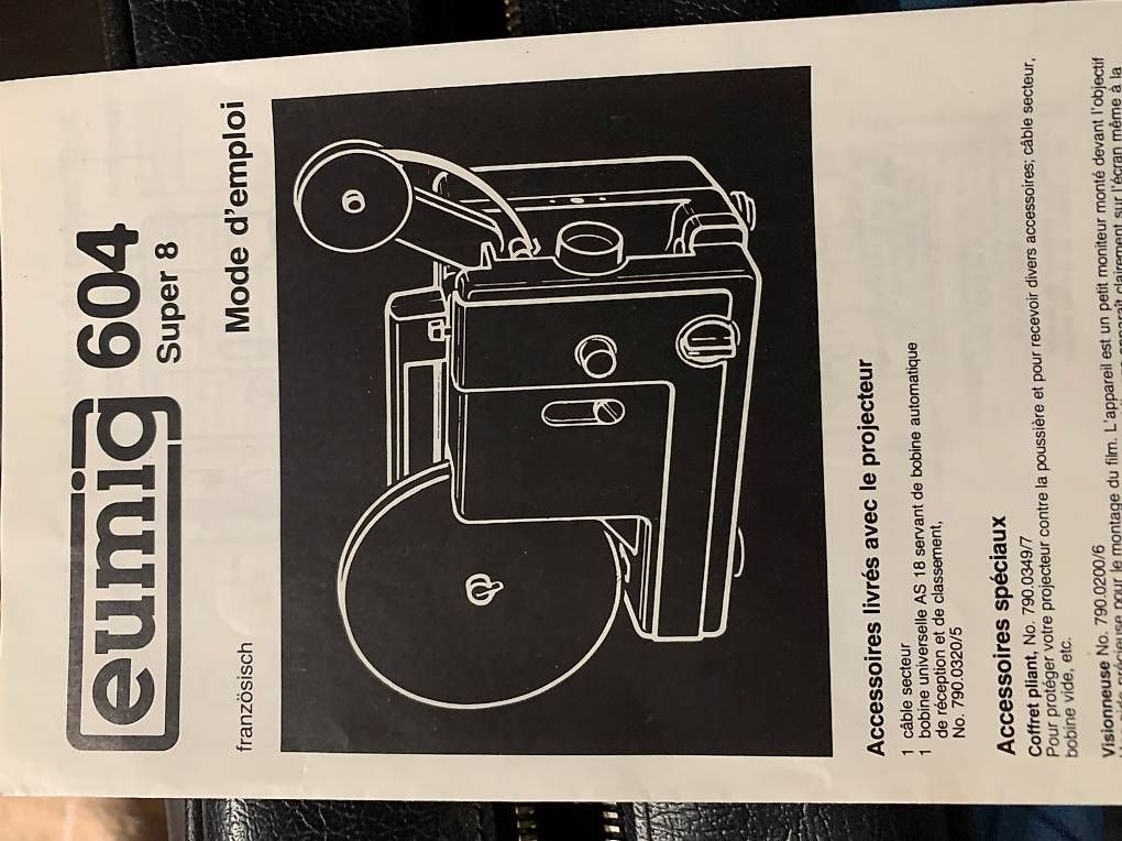 Proiettori: Projecteur Eumig 604 super 8 – Usato da genève venduto da MICHOR 2