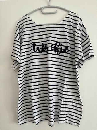 Gestreiftes Shirt von Kalestorm – Grösse XL – Très Chic!