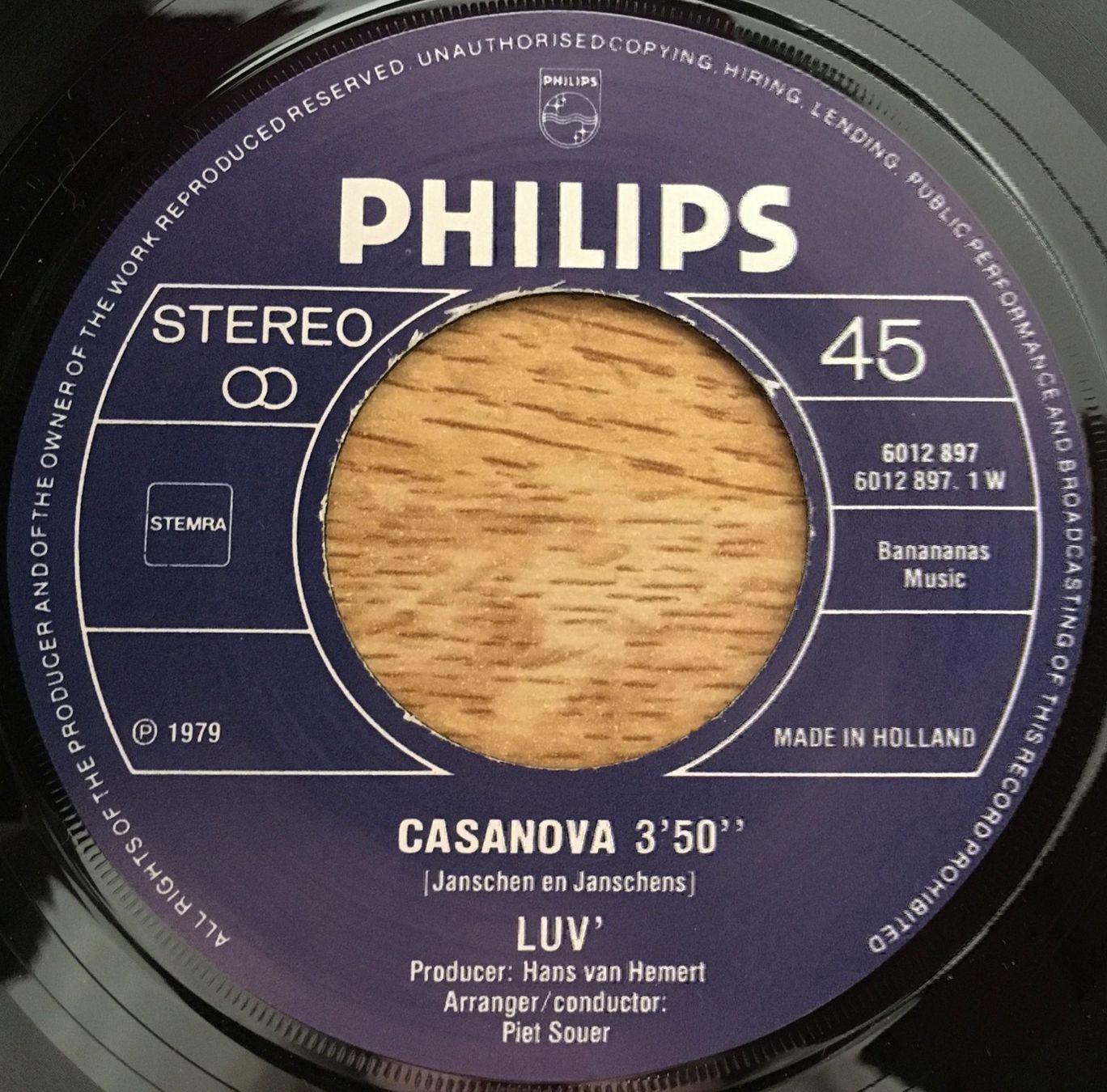 Vinyles: LUV - CASANOVA – D'occasion à Bussigny par vinyl-pas-cher 2