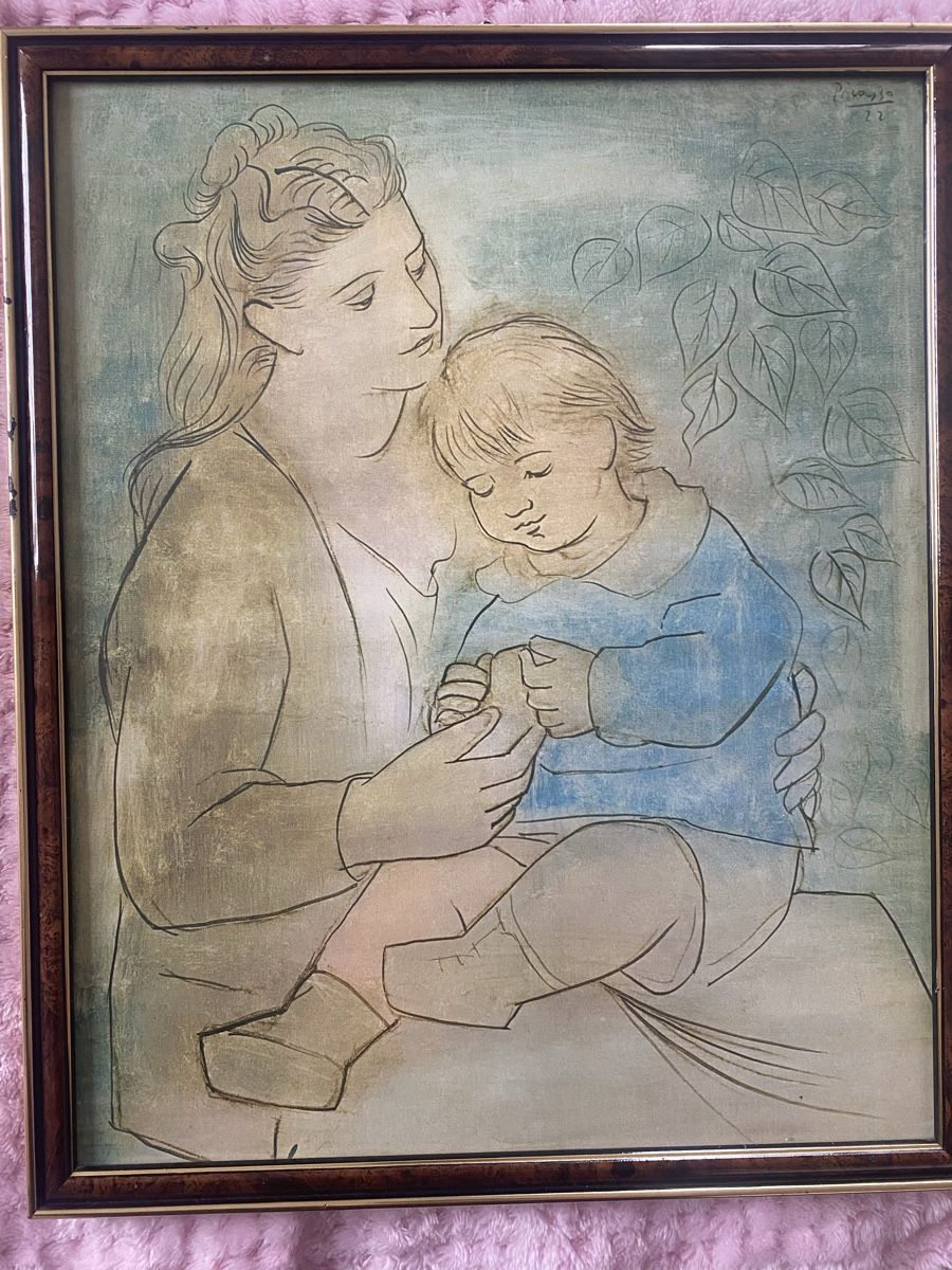 Poster & Bilder: Mère et enfant /  1922 / Picasso – Gebraucht aus Dietikon von Tdaf33