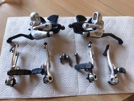 Shimano Alivio Bremshebel ST-MC20 mit 3/8 Fach u. Tektro Br.
