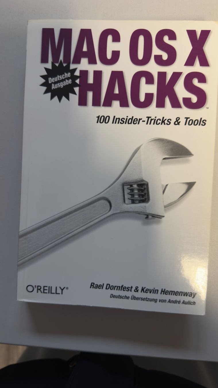 Libri: MAC OS X HACKS – Usato da Thunstetten venduto da AffolterR