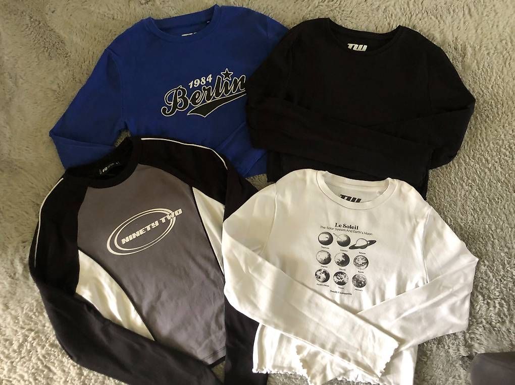 Kleiderpakete & -sets: 4x Langarmshirt Teenager – Gebraucht aus Veltheim AG von Beazam 1