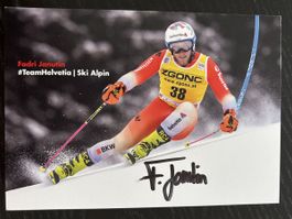 Signierte Autogrammkarte  Fadri Janutin Ski Alpin