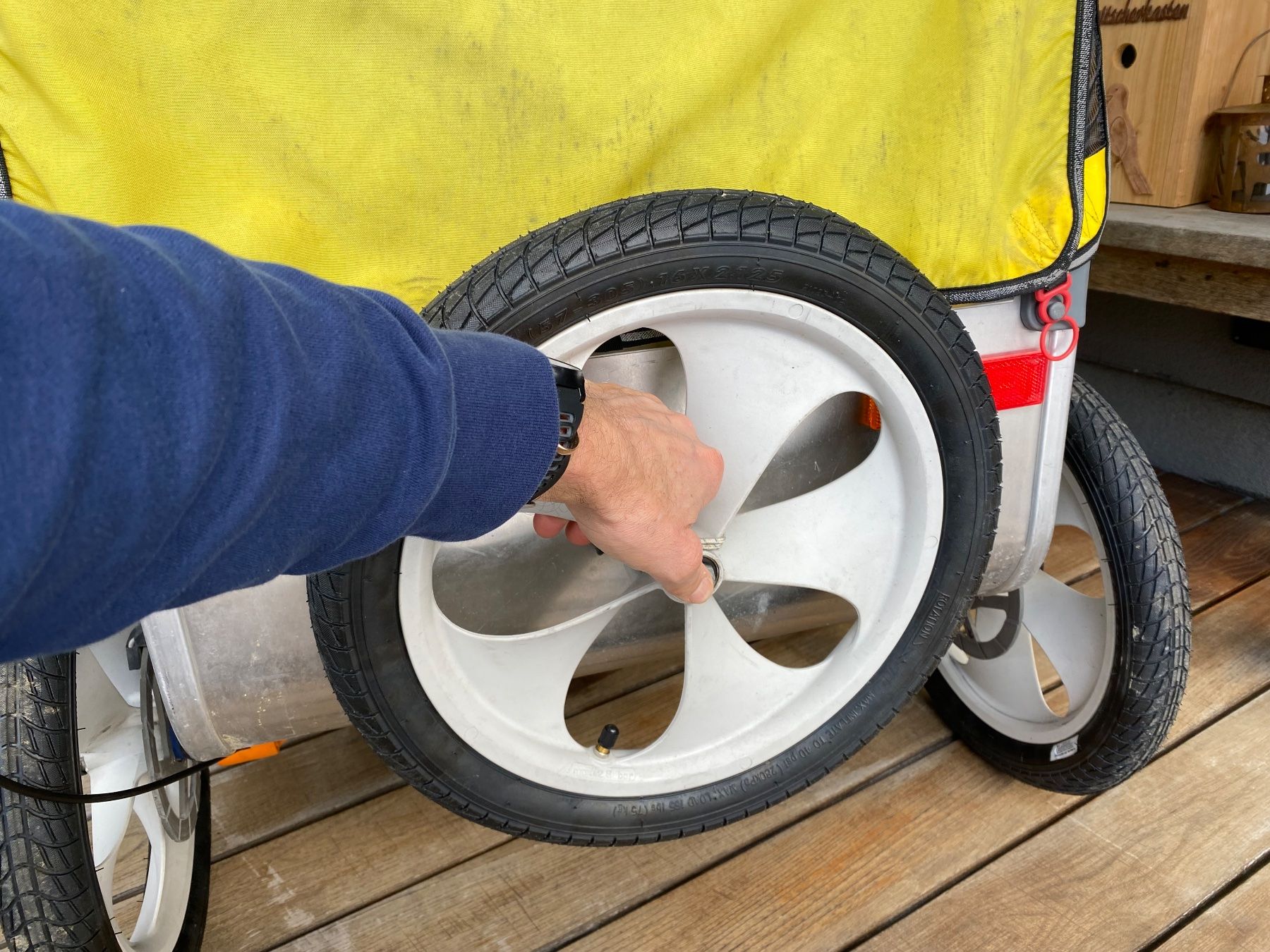 Anhänger: robuster Velo-Kinder-Anhänger/Jogger Weber Ritchie 2 – Gebraucht aus Kreuzlingen von ihobdiglei 7