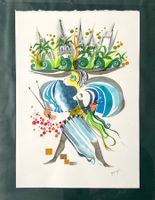 ⚫️ Roger A. Magne «D‘Ruessere» Guache Original handsigniert