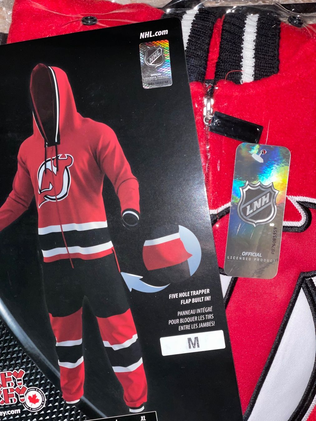 Tute: New Jersey Devils Hockey Jersey Jumper | Grösse: M – Nuovo e nell'imballaggio originale da Matten b. Interl venduto da Sportsness