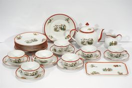 Vintage Frühstücksservice im Asia Stil