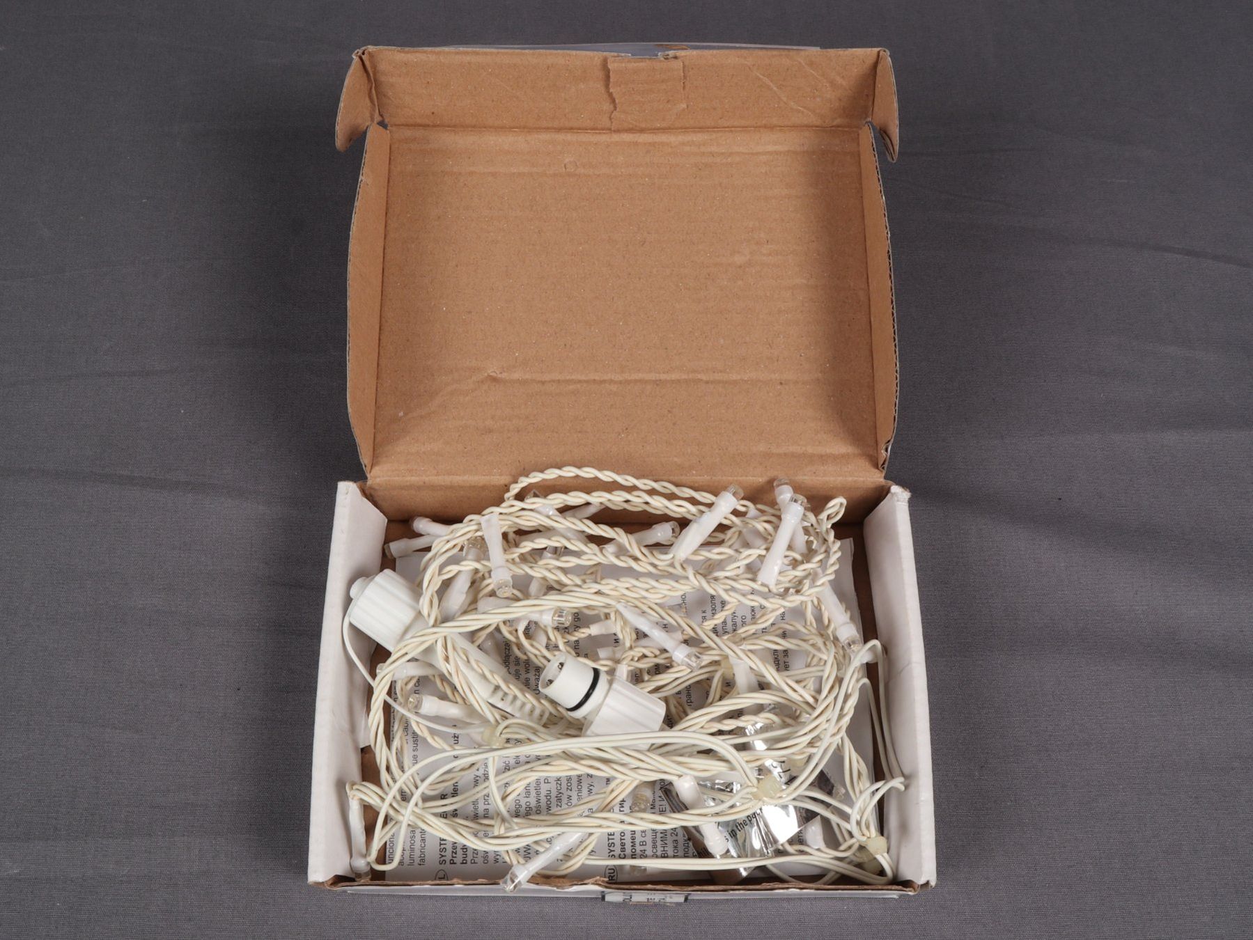 Lichterketten & Leisten: SYSTEM DECOR Lichtvorhang 42-LED 0.8m – Neu (gemäss Beschreibung) aus Steinen von Restwert_Steinen 2