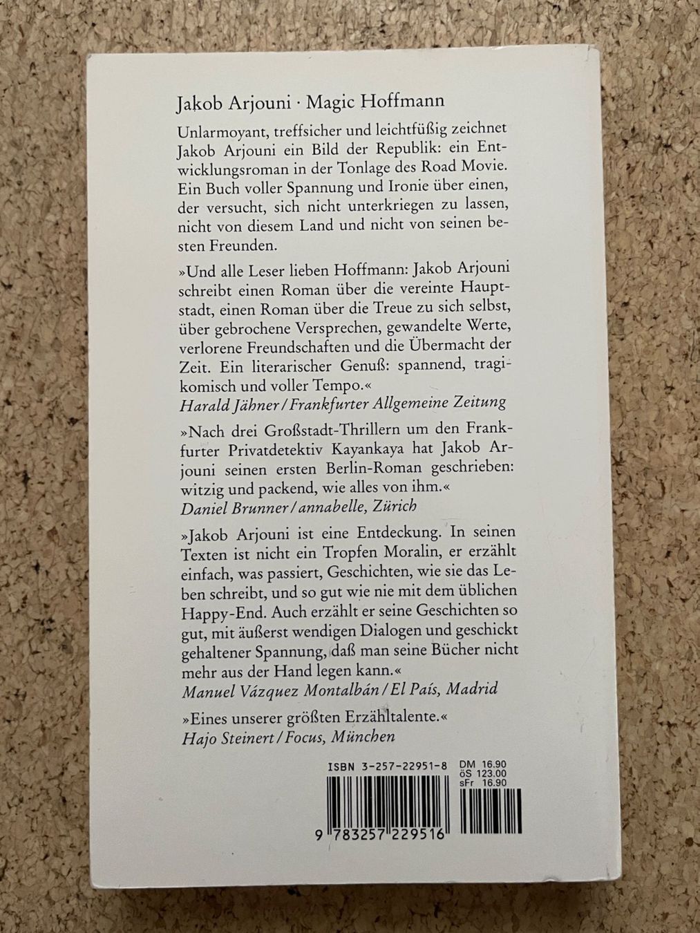 Bücher: Taschenbuch "Magic Hoffmann", Jakob Arjouni – Gebraucht aus Grosswangen von Vita500 1
