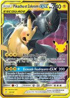 Pokémon JCC Pikachu et Zekrom GX Escouade 33/181 FR MINT