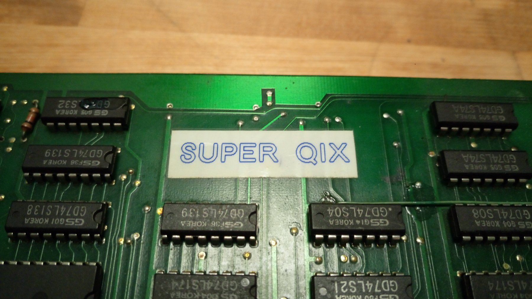 Giochi: PCB Videospielplatine (Super Qix) – Difettoso da Lüsslingen venduto da Wildstar 1