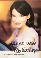 Sophie Wepper Autogramm signiert Foto 10x15cm
