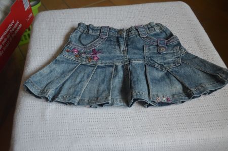 TAILLE 92   - JUPE JEANS
