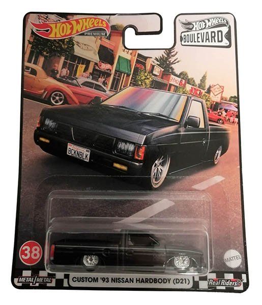 Hot Wheels Modellini d'auto: Mattel GRM09 Hot Wheels Premium Real Riders Boulevard Custom – Nuovo e nell'imballaggio originale da Löbau venduto da Krocoworld