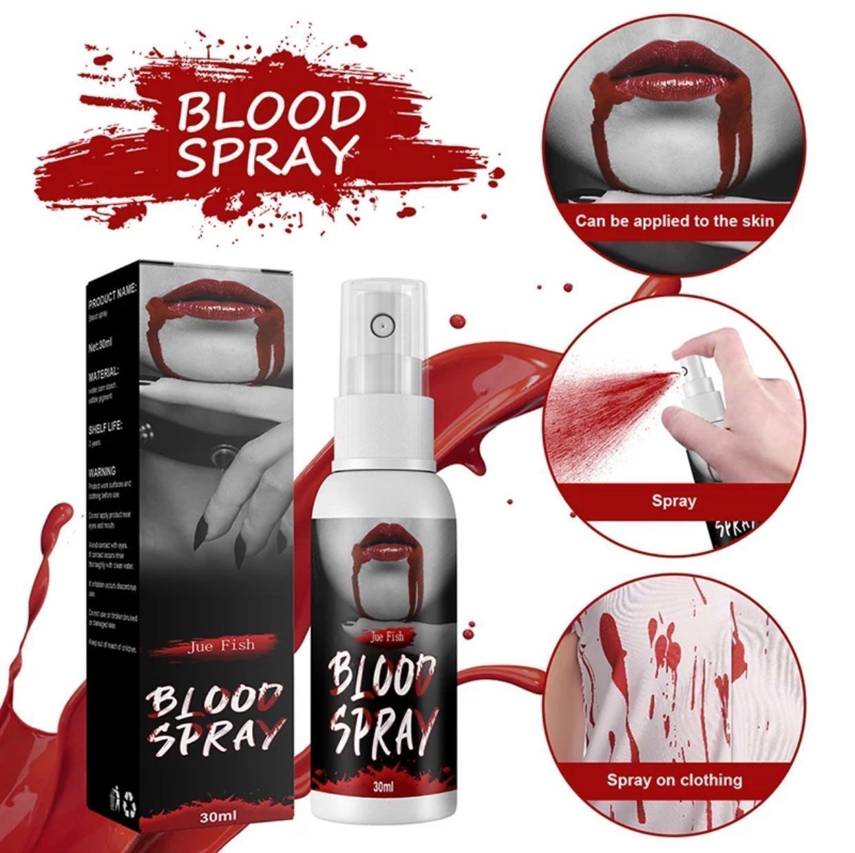 Costumi: Fake-Blut Spray – Nuovo e nell'imballaggio originale da Thun venduto da tulu_1995